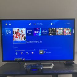 PS4 & 32 Inch Monitor Bundle