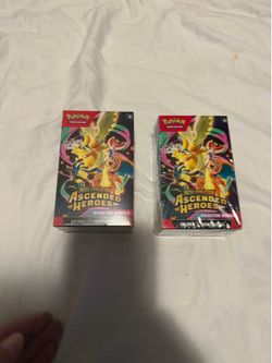 2 ascended heroes booster bundles sealed $170 I have a 3rd I’ll do $250 for 3