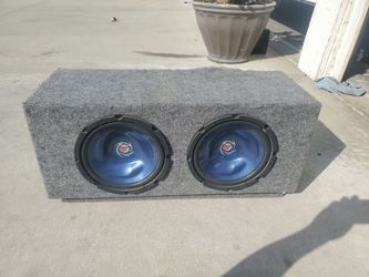 10 inch subwofer cox with 2 good kenwood subwofers