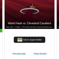 Miami Heat Game Tickets 