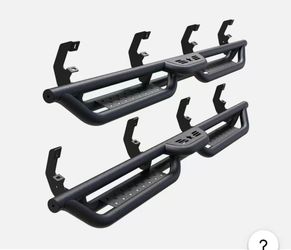 Crew Cab Running Boards Side Steps Compatible with 2019-2025 Chevy Silverado