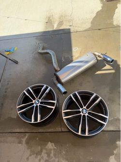 2018 bmw 340i m sport package wheels and oem muffler. FREE EXHAUST PIPE