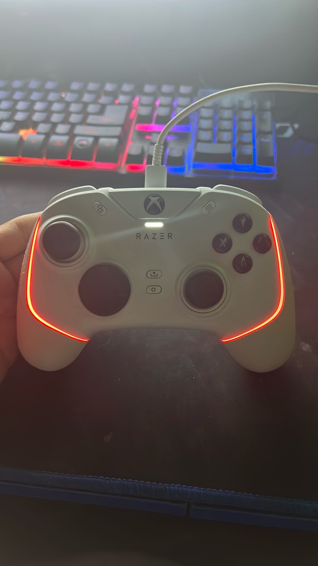 wired led razor xbox wolverine v2 controller