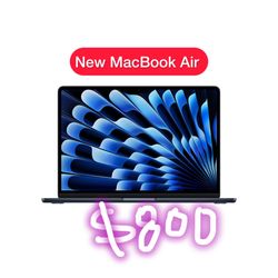 Sealed Box- New MacBook Air 13” Laptop M4 2025 -Midnight 