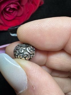 Pandora silver bead
