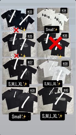Amiri tees