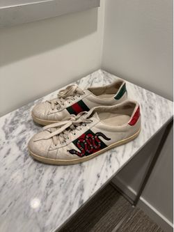 NEED GONE Gucci Ace Snake Sneakers Size 7 Fits 8