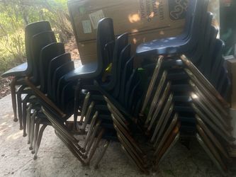 Stackable School Chairs Lot