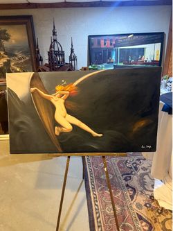 contemporary Oil Painting By  Lin Peng 41x21