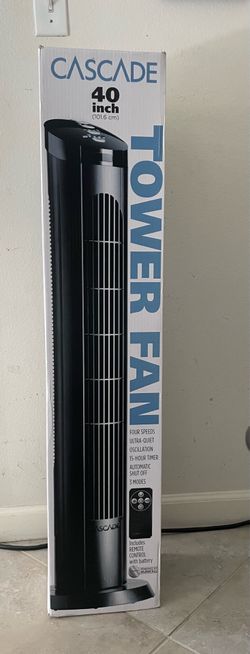 Cascade 40 inches tower fan