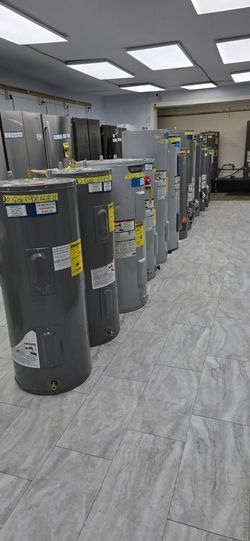 Gas and Electric Water Heater 1 Year Warranty Garantia Por Escrito. $249 And Up 