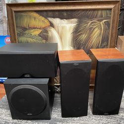 Surround Sound, Base & Sub-woofers POLK AUDIO (set Of 6 Pcs) 