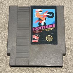 Excitebike NES Nintendo 1985 5 Screws Cartridge Only Classic Motocross Tested