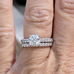 NEW! 1.67CTW Diamond Wedding Ring Set, Please See Details ♥️