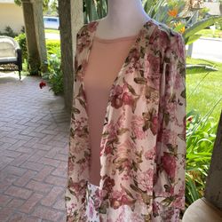 2pc Tank Top & Floral Camisole