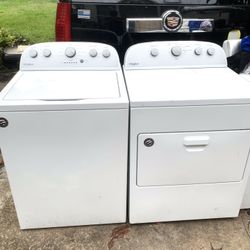 Like New Whirlpool Washer And Dryer