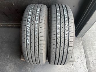195-65-15 Michelin Defender Semi New Tire Pair $140 Free Mounting and Balancing