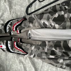 Double Zip Up Bape Hoodie 