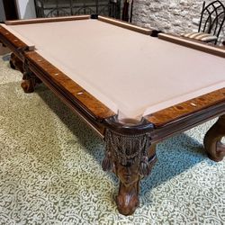 Pool Table 8ft ( Free Delivery & Set Up & New Color Felt Of Your Choice ) 