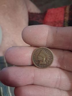 Vintage 1899 Indian Head Penny.