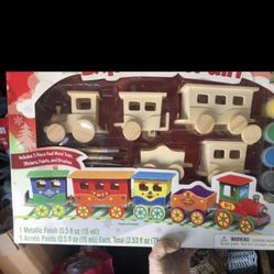 Christmas Train Craft Paint Set