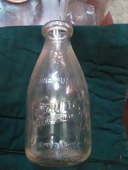 Milk Bottle, Farmers Dairy of Winston-Salem North Carolina