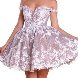 Wedding mini dress