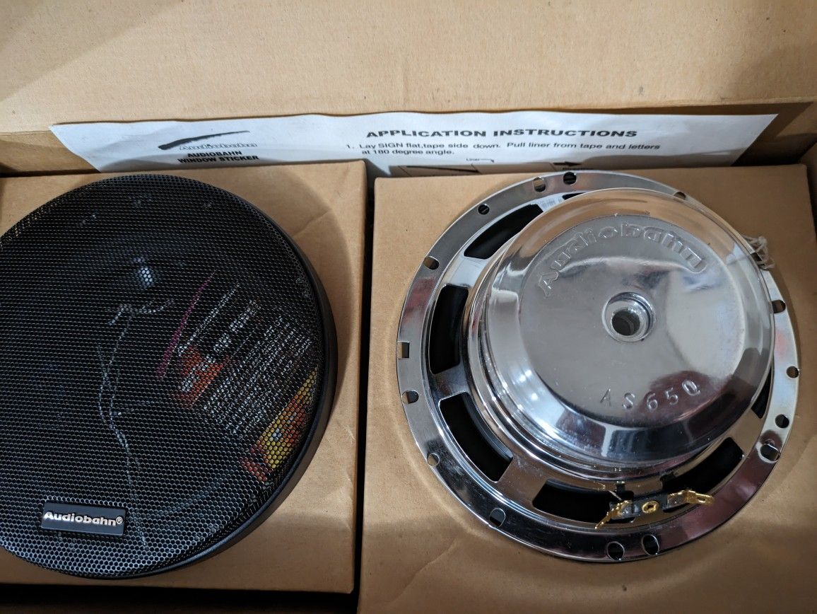 Audiobahn 6.5 Car Speakers