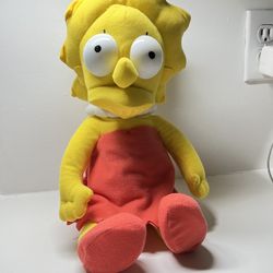 The Simpsons Lisa 20th Century Fox 16 in. Plush The Toy Factory Stuffed Toy 