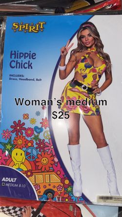 Spirit Hippie Chick Halloween Costume Medium