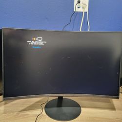 27 Inch Curved Samsung Monitor With Audio