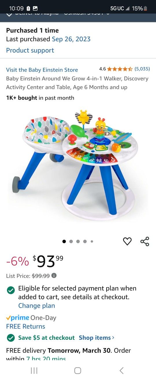 Walker, Play Table
