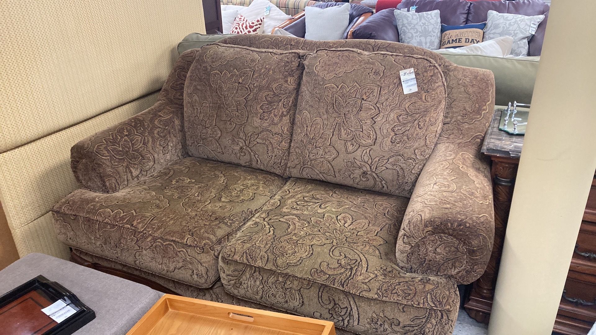 Tan 2 Cushion Couch