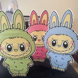 Labubu Ballons and cut outs
