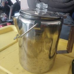 Stainless Steel Camping Perkolator 