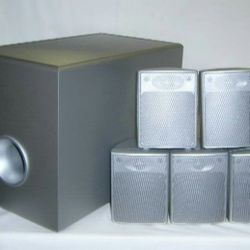 5.1 micro surround speaker system w/ powered subwoofer