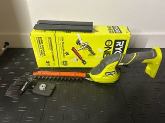 RYOBI ONE+ 18V Cordless Grass Shear and Shrubber Trimmer (Tool Only)