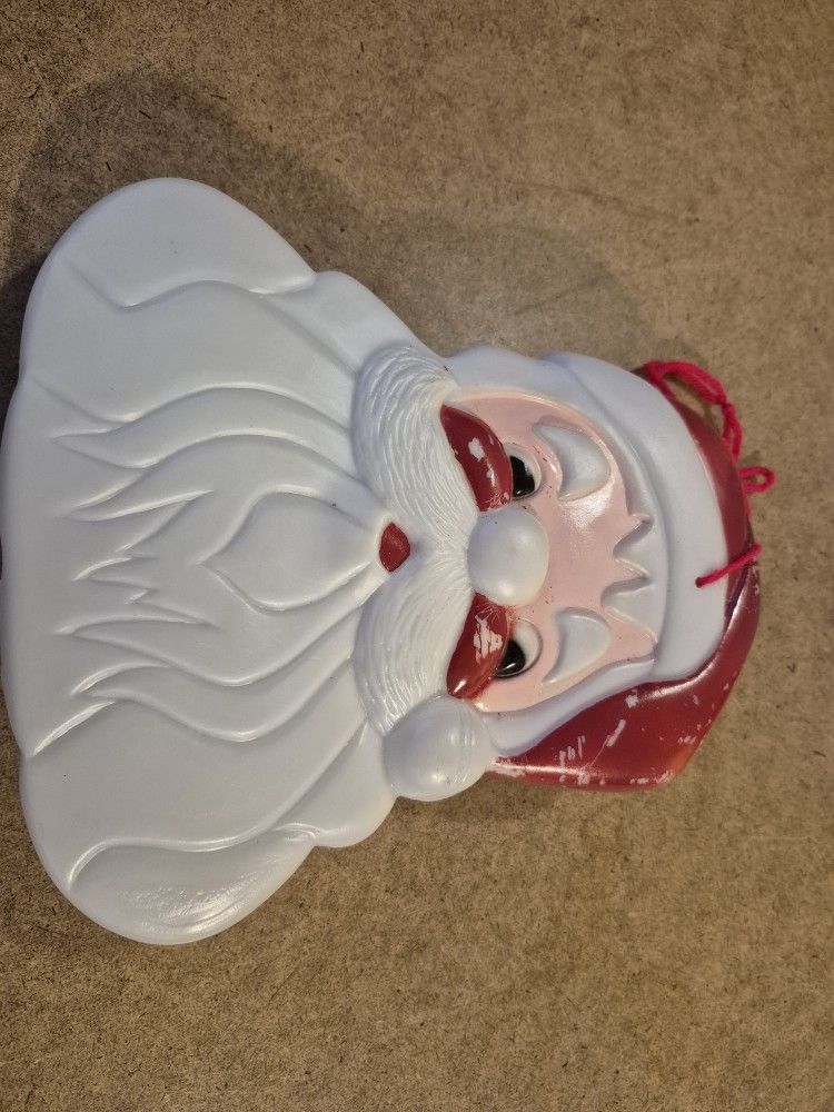 Santa Face Blow Mold