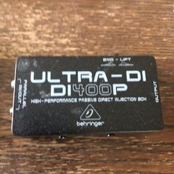 Behringer ultra DI box