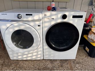 LG Washer Samsung Dryer
