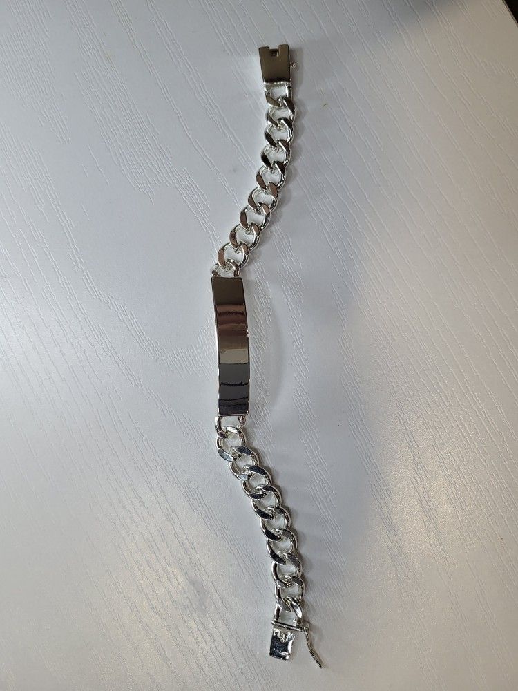 Silver Graveable Bracelet