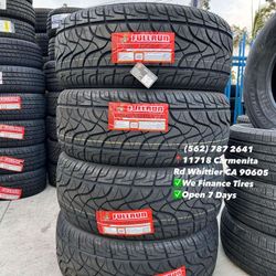 305/45R22 Fullrun New Set of Tires Installed and Balanced Set de Llantas Nuevas Instaladas y Balanceadas