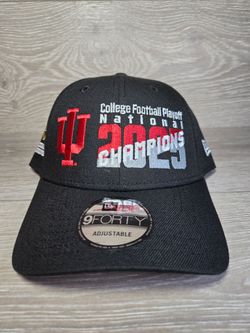 New Era Indiana Hoosiers 9FORTY 2025 College Football National Champions Hat NEW