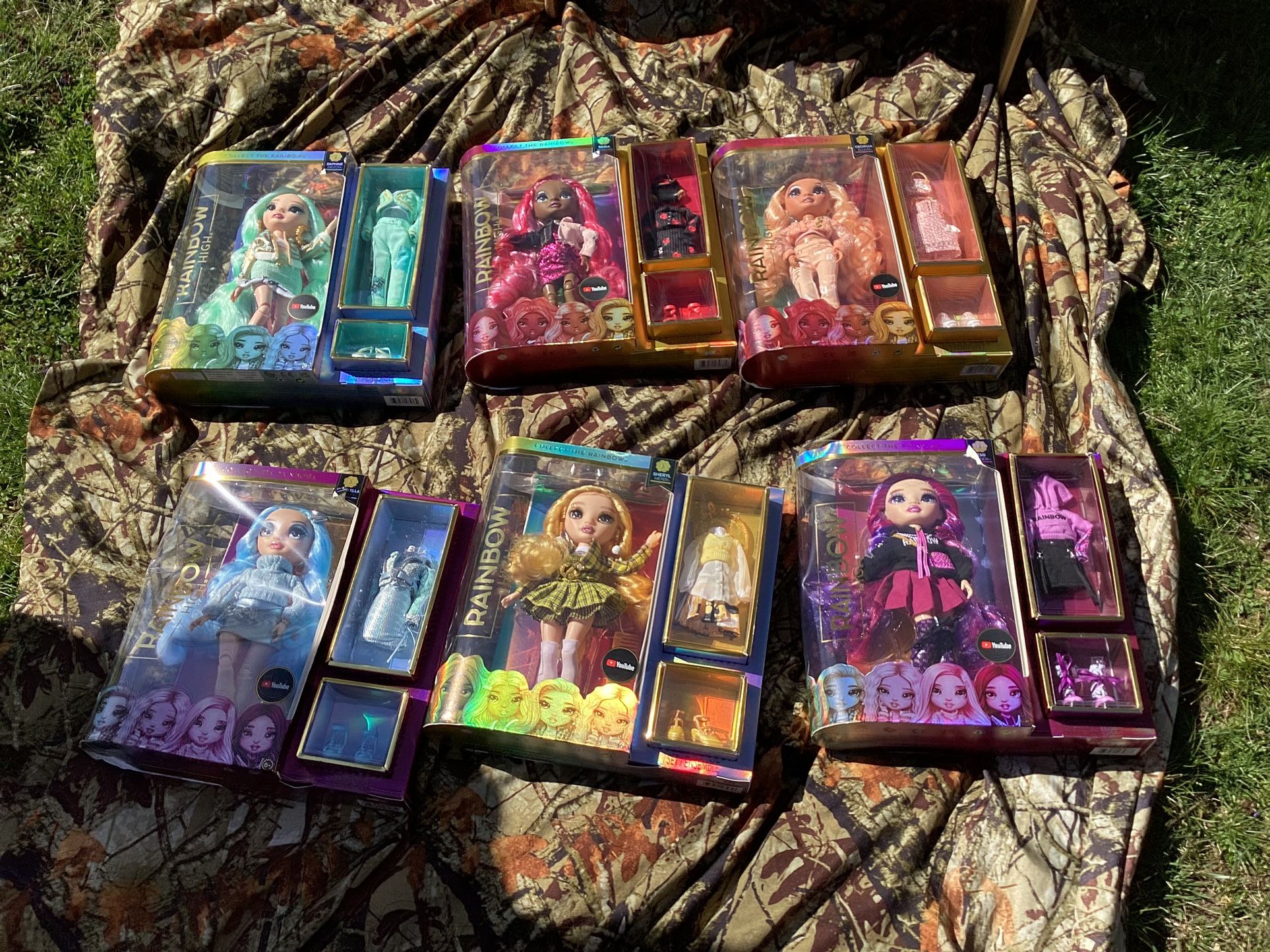 Rainbow High Collection Of Collectible Dolls New In The Boxes