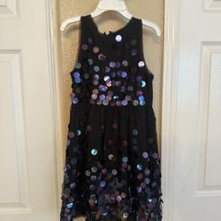 Black Sequin Dress