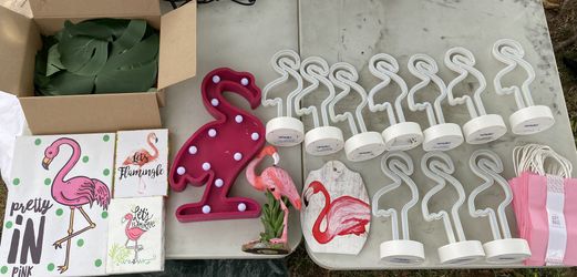 Flamingo Decoration Birthday Bundle