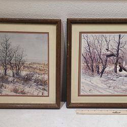 2 ring necked pheasant painting / prints