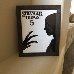 8 x 10 picture frame, silhouette custom-made