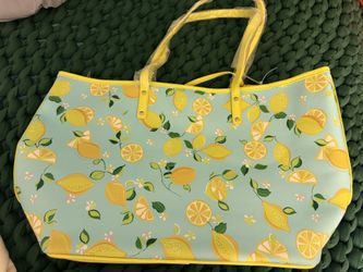Trina Turk lemon Tote