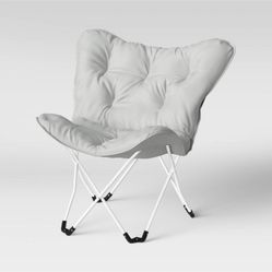 Grey Butterfly Chair 